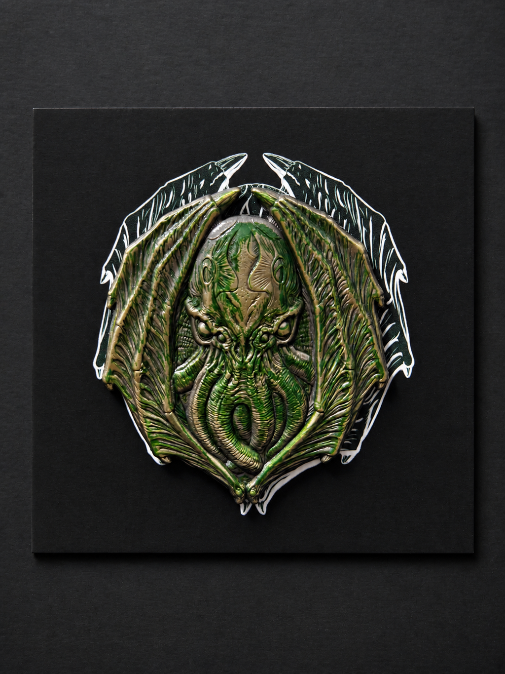 Cthulhu Metal Fridge Magnet Set — 3-Piece Collection