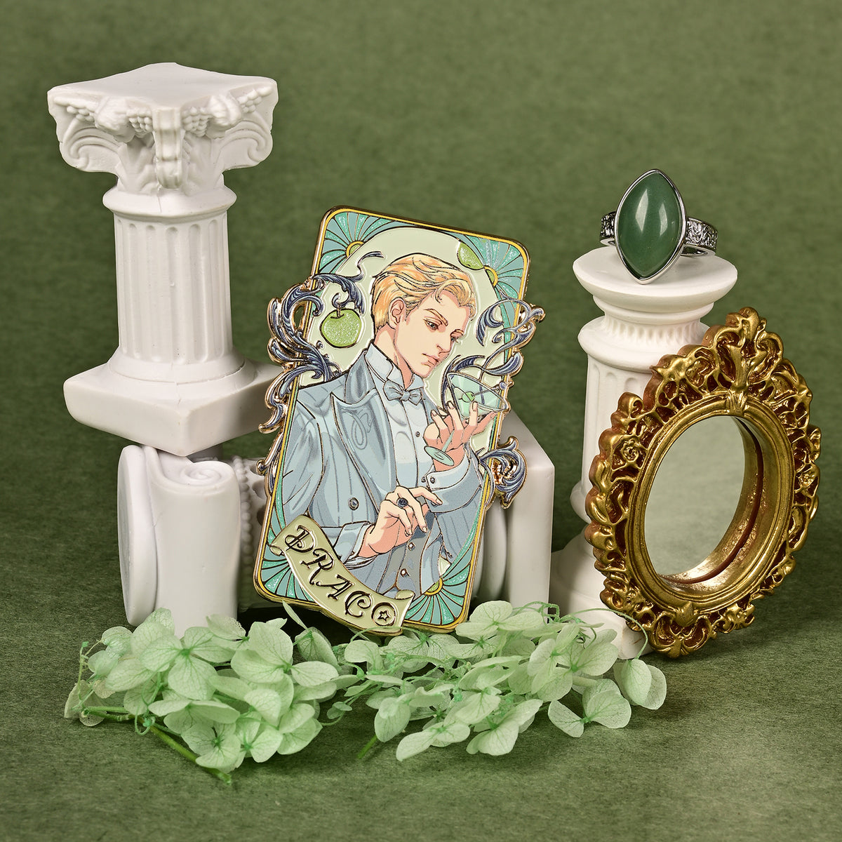 Jazz Age 1920 — Draco Malfoy–Inspired Large Metal Enamel Pin