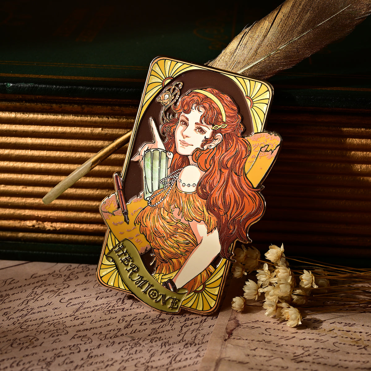 Jazz Age 1920 — Hermione Granger–Inspired Large Metal Enamel Pin