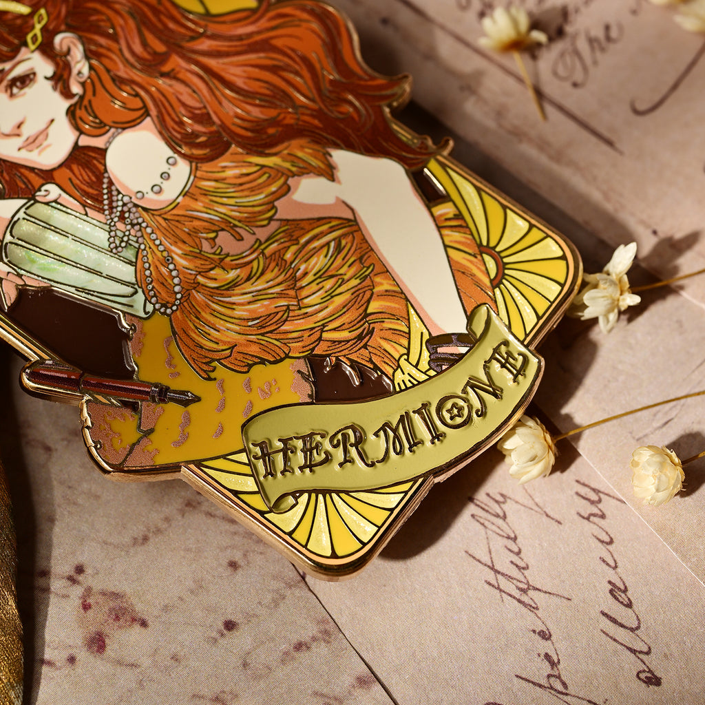 Jazz Age 1920 — Hermione Granger–Inspired Large Metal Enamel Pin