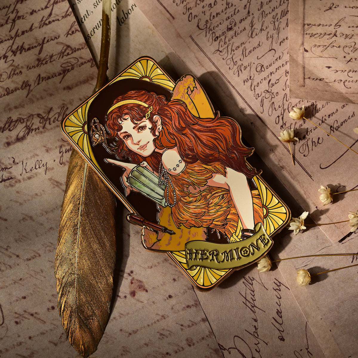 Jazz Age 1920 — Hermione Granger–Inspired Large Metal Enamel Pin