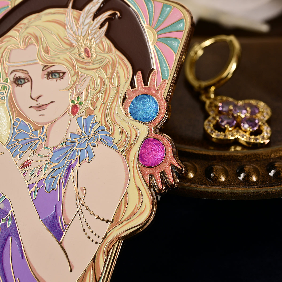 Jazz Age 1920 — Luna Lovegood–Inspired Large Metal Enamel Pin