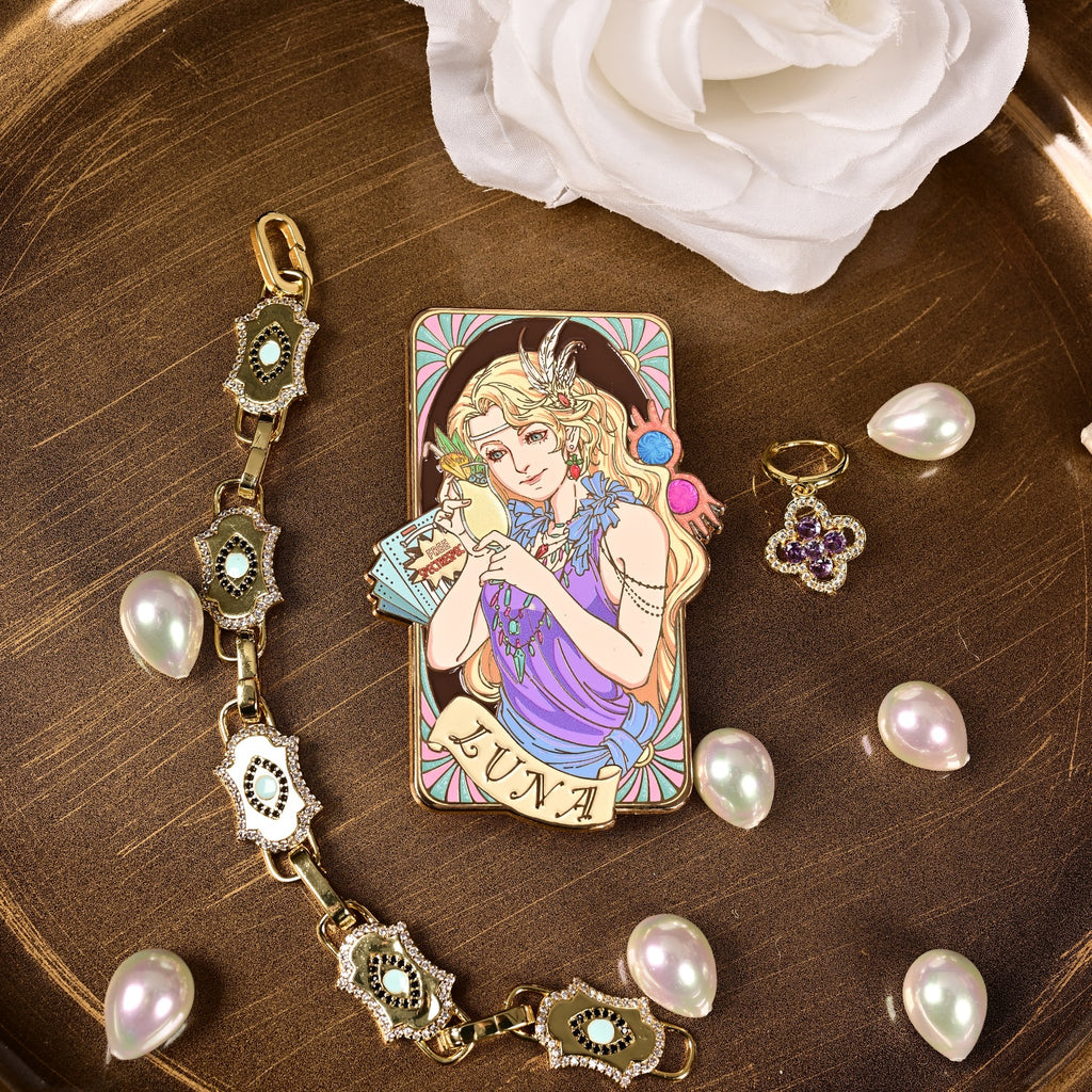 Jazz Age 1920 — Luna Lovegood–Inspired Large Metal Enamel Pin