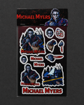 Michael Myers Fan-Made Horror Sticker Sheet