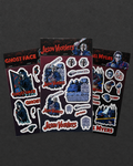 Michael Myers, Ghostface & Jason Voorhees — Fan-Made Horror Sticker Set