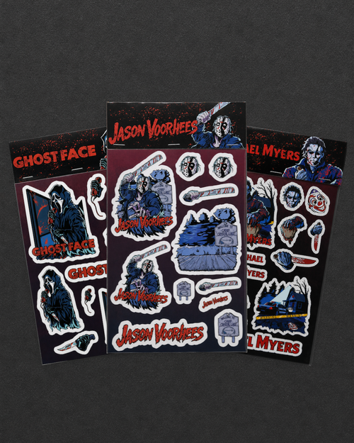 Ghost Face Fan-Made Horror Sticker Sheet